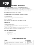 Programming Methodology I