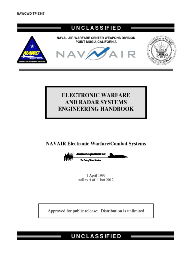 Electronic Warfare and Radar Systems Engineering Handbook Unclassified