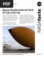 NASA Facts Space Shuttle External Tank ET-128 STS-124