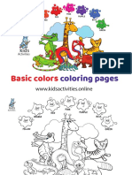 Basic Colors Coloring Pages