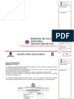 Memoria Calculo - Sanitaria