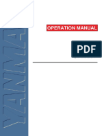 YANMAR SD20&31 Operation Manual