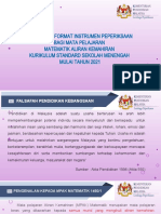 Penataran Format Instrumen Peperiksaan Bagi Mata Pelajaran Matematik Aliran Kemahiran Kurikulum Standard Sekolah Menengah Mulai Tahun 2021