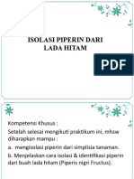 Isolasi Piperin Dari Lada Hitam