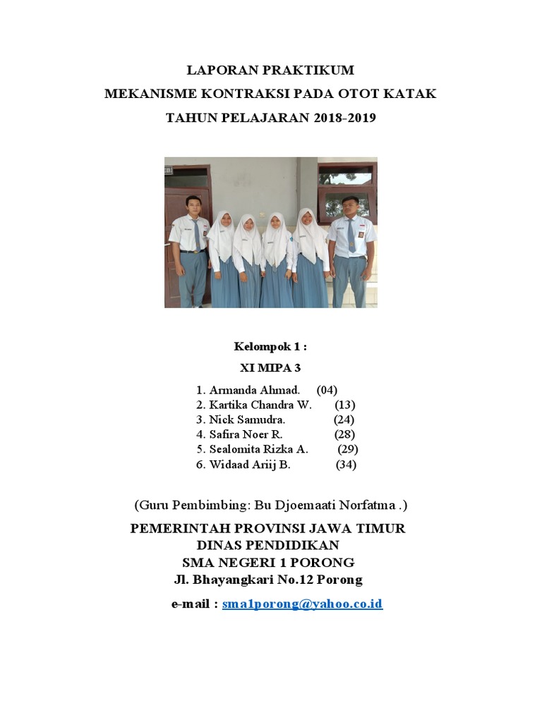 Laporan Praktikum Kontraksi Otot Katak | PDF