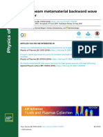 A Multibeam Metamaterial Backward Wave Oscillator