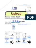 Resistor Symbol Clip Art: Signup Login