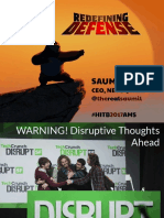 KEYNOTE 1 - Saumil Shah - Redefining Defense