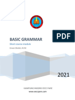 Modul - Basic English Structure