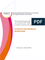 Etude de Soutenabilité Budgétaire Tisséo - 18 Mai 2021