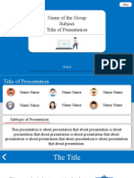 Presentation about presentations under 40 characters