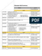 Fun Ramadan 2021 Rundown