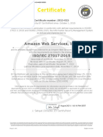 Certificate: Amazon Web Services, Inc