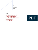 1.c.knowing Yourself 2.d.all of The Above 3.A.Dr - Robert Firestone 4.A.Aristotle 5.A.Lao Tzu