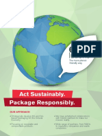 In A Nutshell: Act Sustainably. Package Responsibly