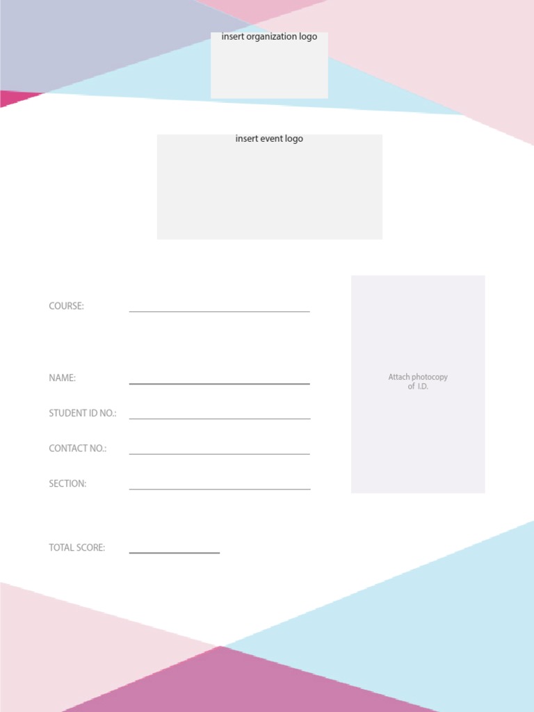 Course Registration Form Template | PDF