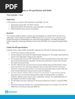 DIY Exercise 3-1 - Create An API Specification With RAML