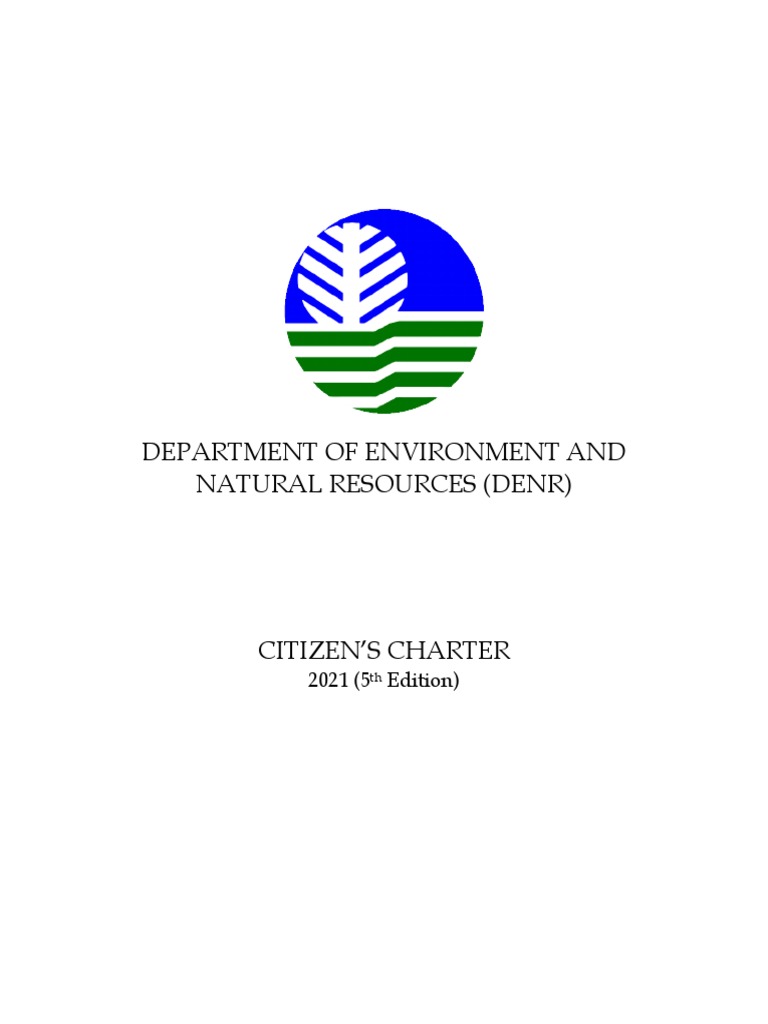 DENR Citizen's Charter 2021 Edition | PDF | Receipt | Notary Public