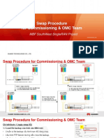 SW SRAN - Swap Procedure For Commissioning Team - V1.05