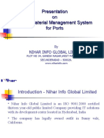 Nihar's Material Management System Ports