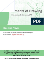 Elements of Drawing: Mr. Joshua O. Lorzano, LPT