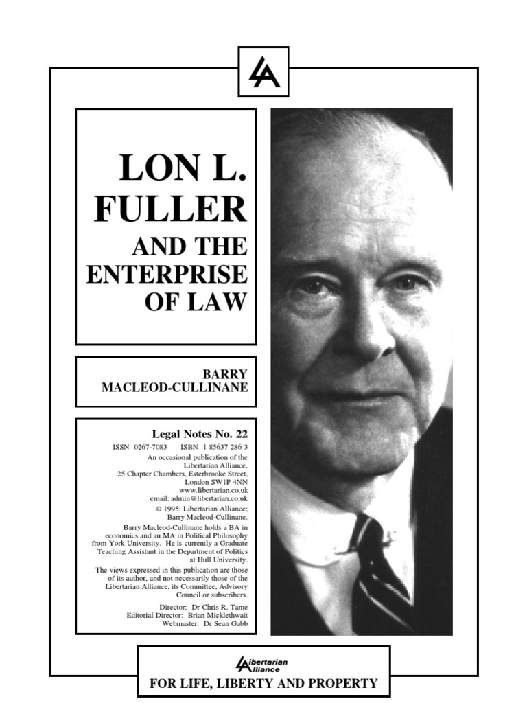 lon fuller Positivism Morality