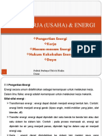 Bab 7 Kerja & Energi