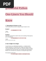 5 Powerful Python One-Liners You Should Know: 1-Typecasting of All Items in A List