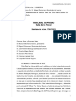 Sentencia Atentado Agentes Autoridad y Voto Particular