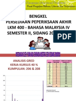 Bengkel Persediaan Peperiksaan Akhir LKM 400