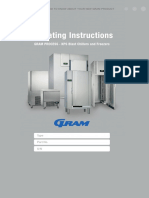 KPS180SFLSB - Gram Process Kps Blast Chillers and Freezers Operating Instructions