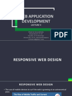 Web Application Development - Lecture 5