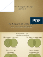PHI 103 - Categorical Logic: The Square of Opposition