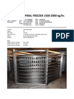 3867 - Spiral Freezer 1500-2000