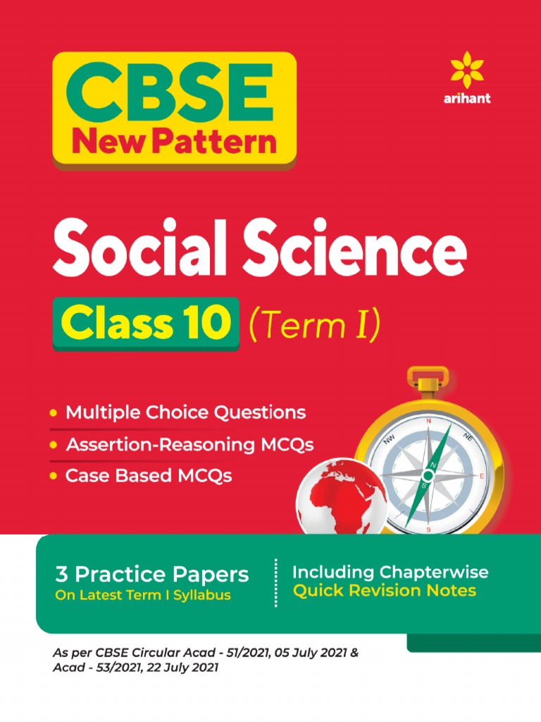 Arihant Social Science Class 10 Term 1 Www Jeebooks In Pdf