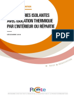 PACTE - Maçonnerie Isolantes Avec Isolation Thermique Par L'intérieure Ou Répartie