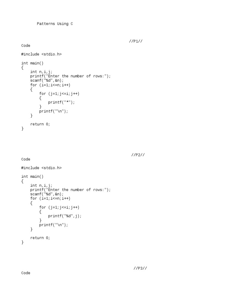 Patterns Using C | PDF | Computer Science | Software Engineering