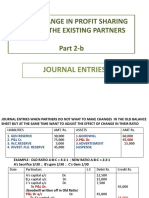 Zq2.Change in Profit Sharing Ratio of The Existing