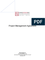 Project Management Agreement Sample