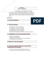 Cost Accounting Theory