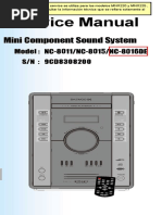 Service Manual: Mini Component Sound System