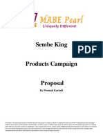 Sembe King Products Campaign Proposal