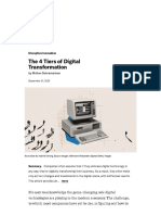 Four Tiers of Digital Transformation - HWR