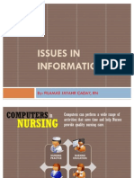 ISSUES IN INFORMATICS and NURSING INITIATIVES