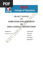 Download Project Report on Employee Engagement by Arvin Yadav SN53059553 doc pdf