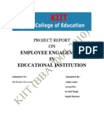Project Report On Employee Engagement
