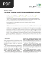 Procedural Modelling Based BIM Approach For Railway Design