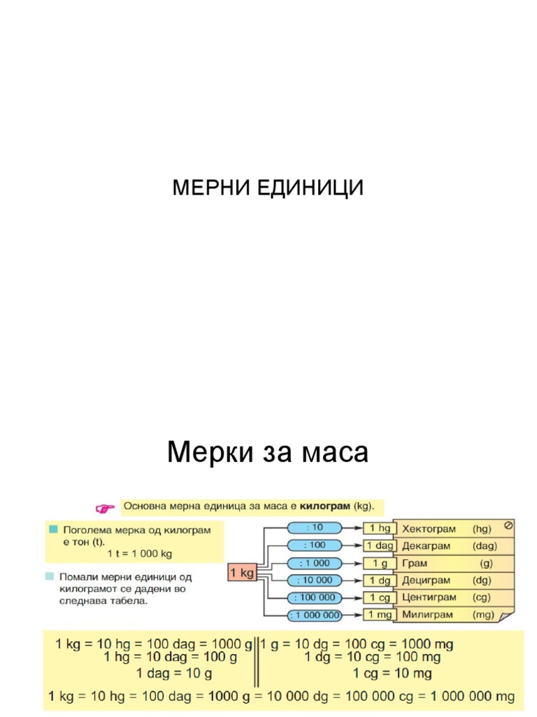Мерни единици | PDF