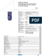 Telemecanique Inductive Proximity Sensors XS XS8C4A1DPP20 Document