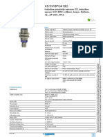 Telemecanique Inductive Proximity Sensors XS XS1N18PC410D Document